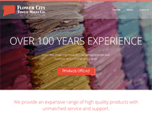 Tablet Screenshot of flowercitytissue.com